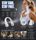 Elite Portable Bladeless Neck Fan – Hands-Free USB Rechargeable Personal Cooling Fan