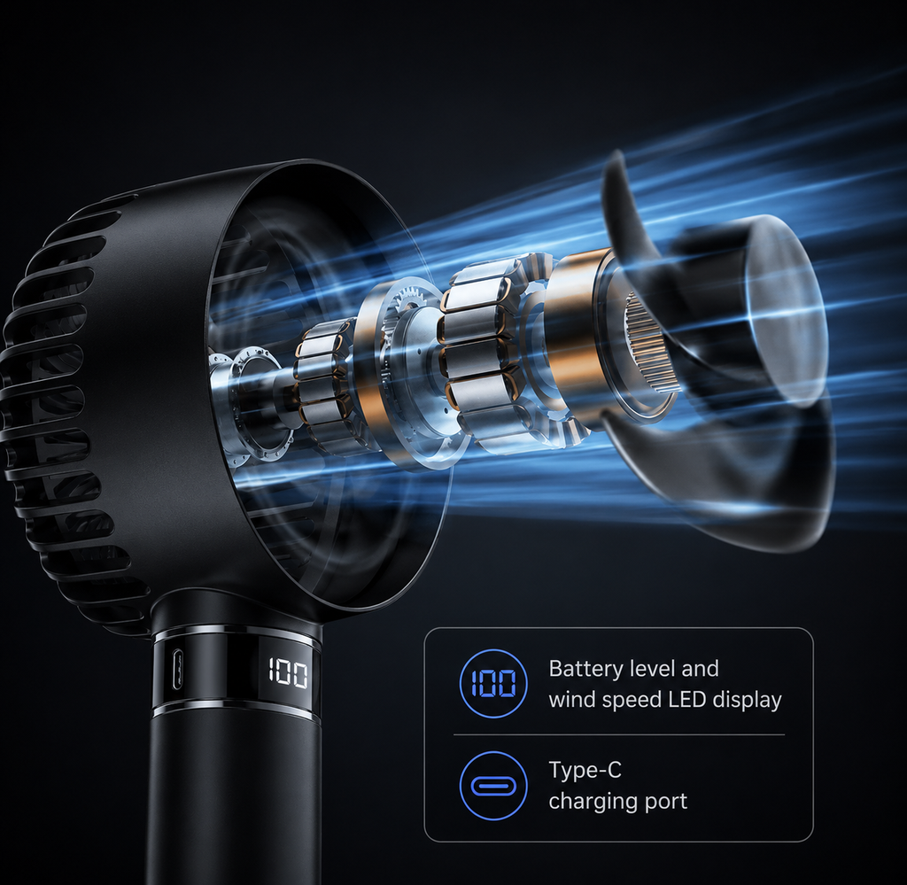 Elite Pulse 4-Pack Cooling Bundle – Powerful Fans for Everyone, Everywhere